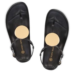 ☀️NWT☀️TORY BURCH Patos Sandals Black 7